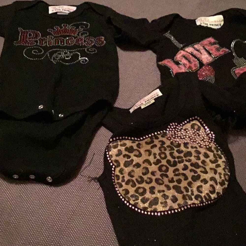 Two onesies and t shirt